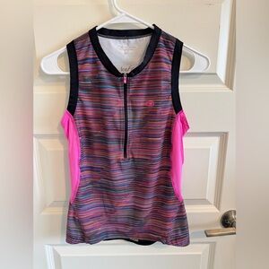 Sugoi Cycling Workout Multicolored Tank Top